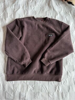 Whitefox Men's Crewneck Sweater in Deep Brown